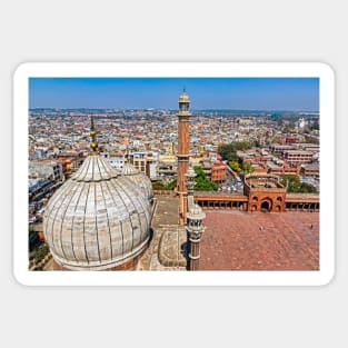 Jama Masjid view. Sticker